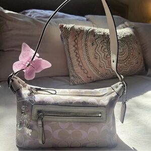 Coach Pastel Purple Shoulder Bag